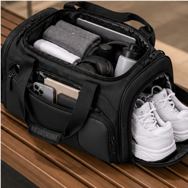 Men's Gym & Travel Duffel Bag