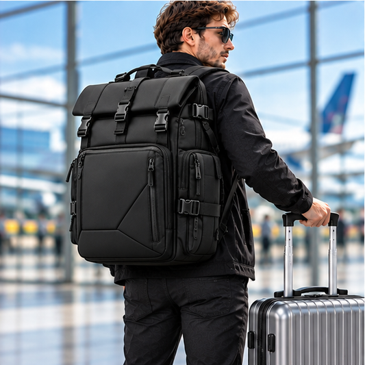 Men's Multi-Compartment Travel Backpack