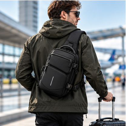 Men's Compact Travel Crossbody Sling Bag