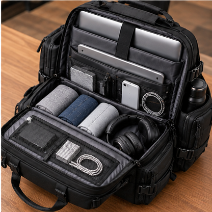 Men's Multi-Compartment Travel Backpack