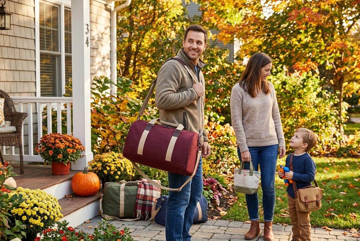 American family weekend lifestyle concept