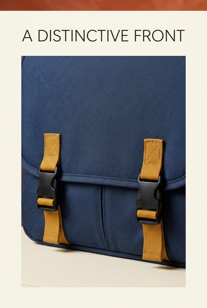 Double buckle flap design detail