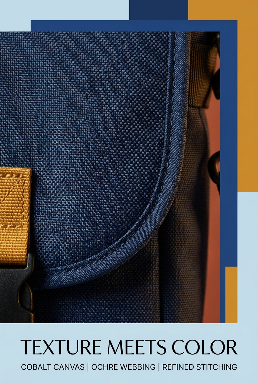 Navy surface and edge design detail